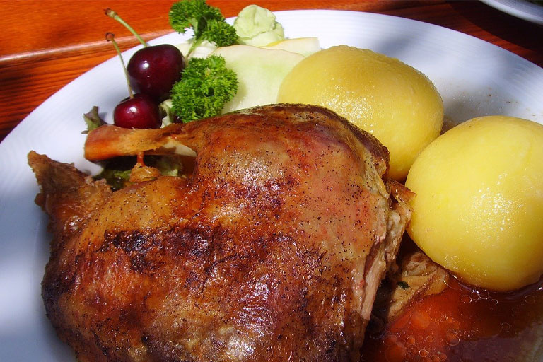 Gänsebraten